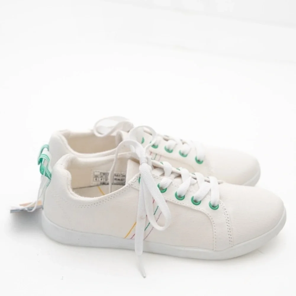 Vionic Beach‎ Stinson White Canvas Lace Up Sneakers